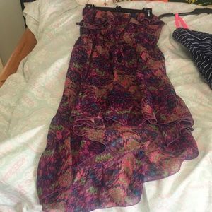 Strapless dress